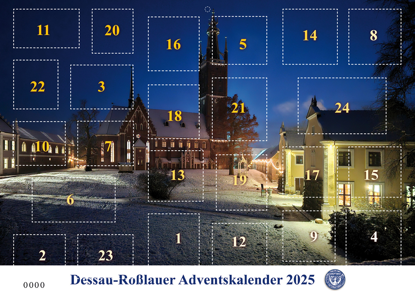 Titelbild Dessau-Roßlauer Adventskalender 2025 (Foto: Uwe Woitkowiak)